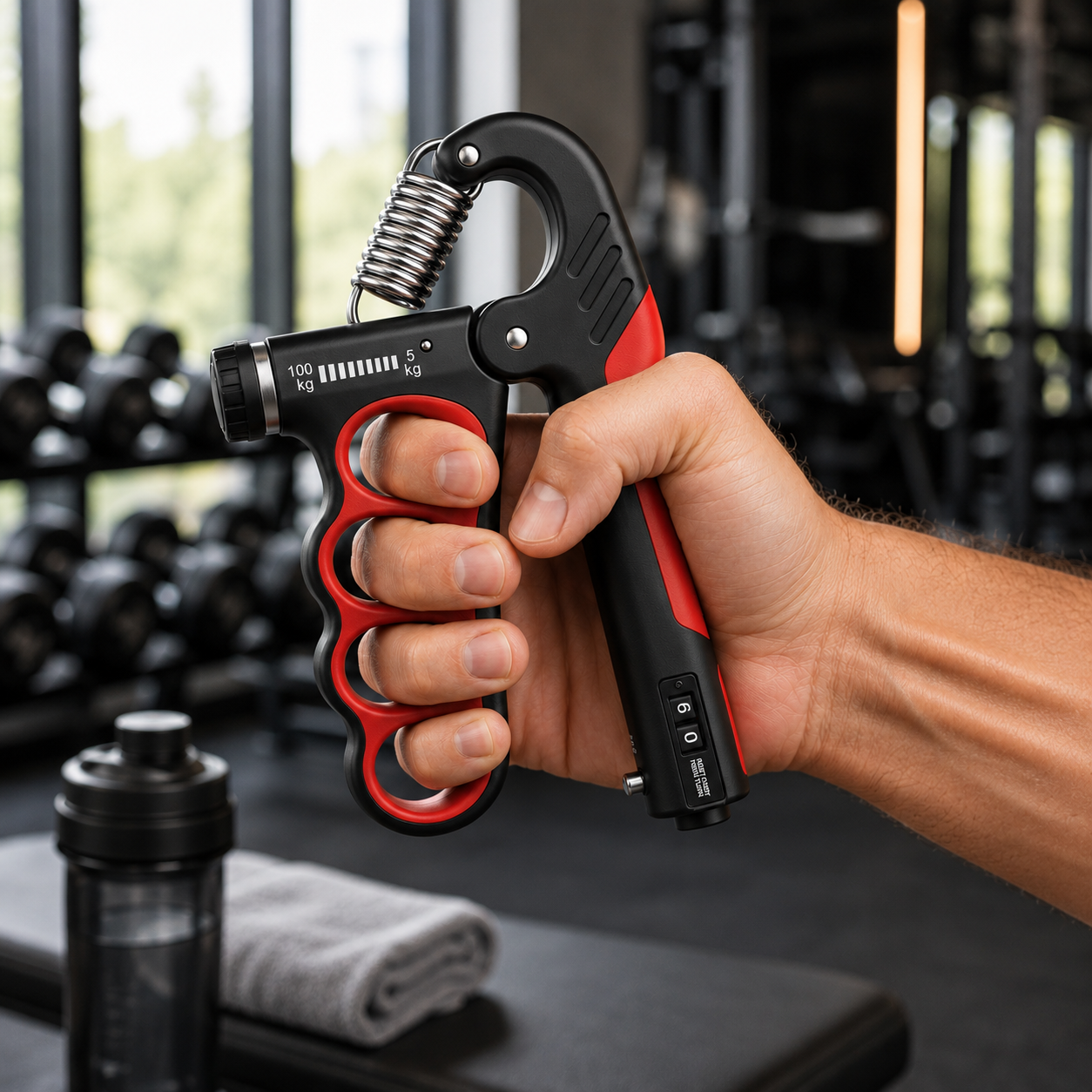 Nordspur | Grippora Verstellbarer Metall-Handtrainer
