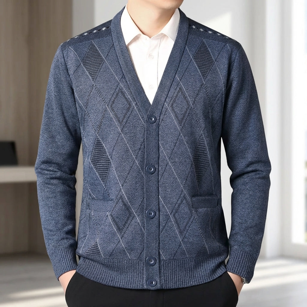 Nordspur | Harrowell Button Front V Neck Cardigan