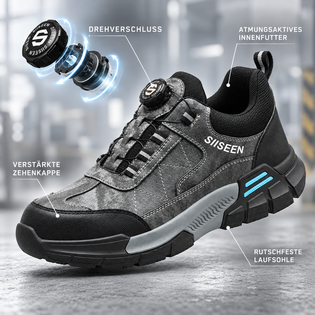 Nordspur | IndusStride Niedrig geschnittener Industrie-Sicherheitsschuh
