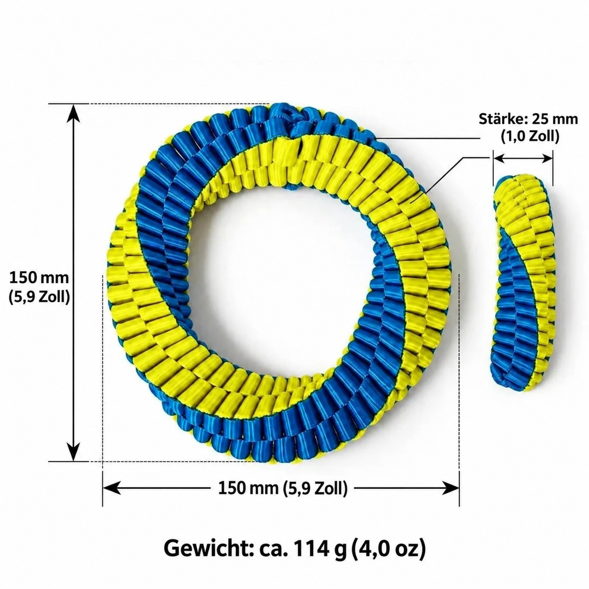 Nordspur | Interaktives Nylon-Seil-Hundespielzeug