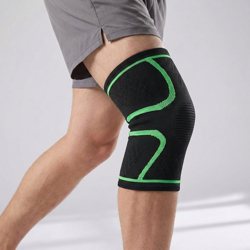 Verstellbare Kniebandage mit Kompression und Stabilisierung für Sport und Alltag