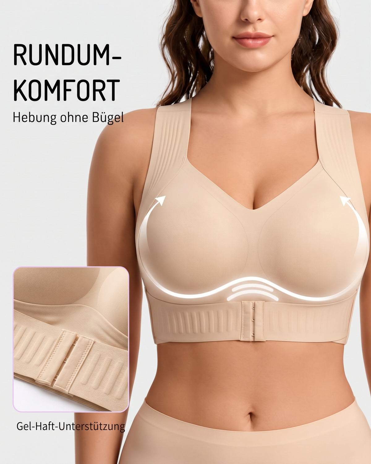 Nordspur | Kabelloser Sport-BH mit Haltungsunterstützung