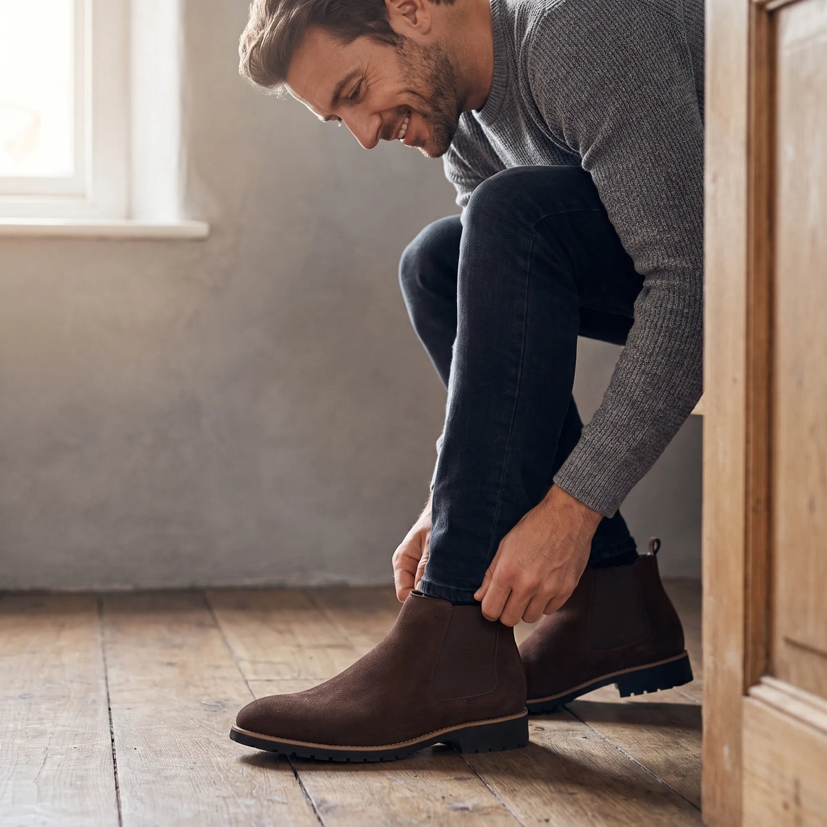Nordspur | Kallero Klassische Knöchelhohe Chelsea Boots