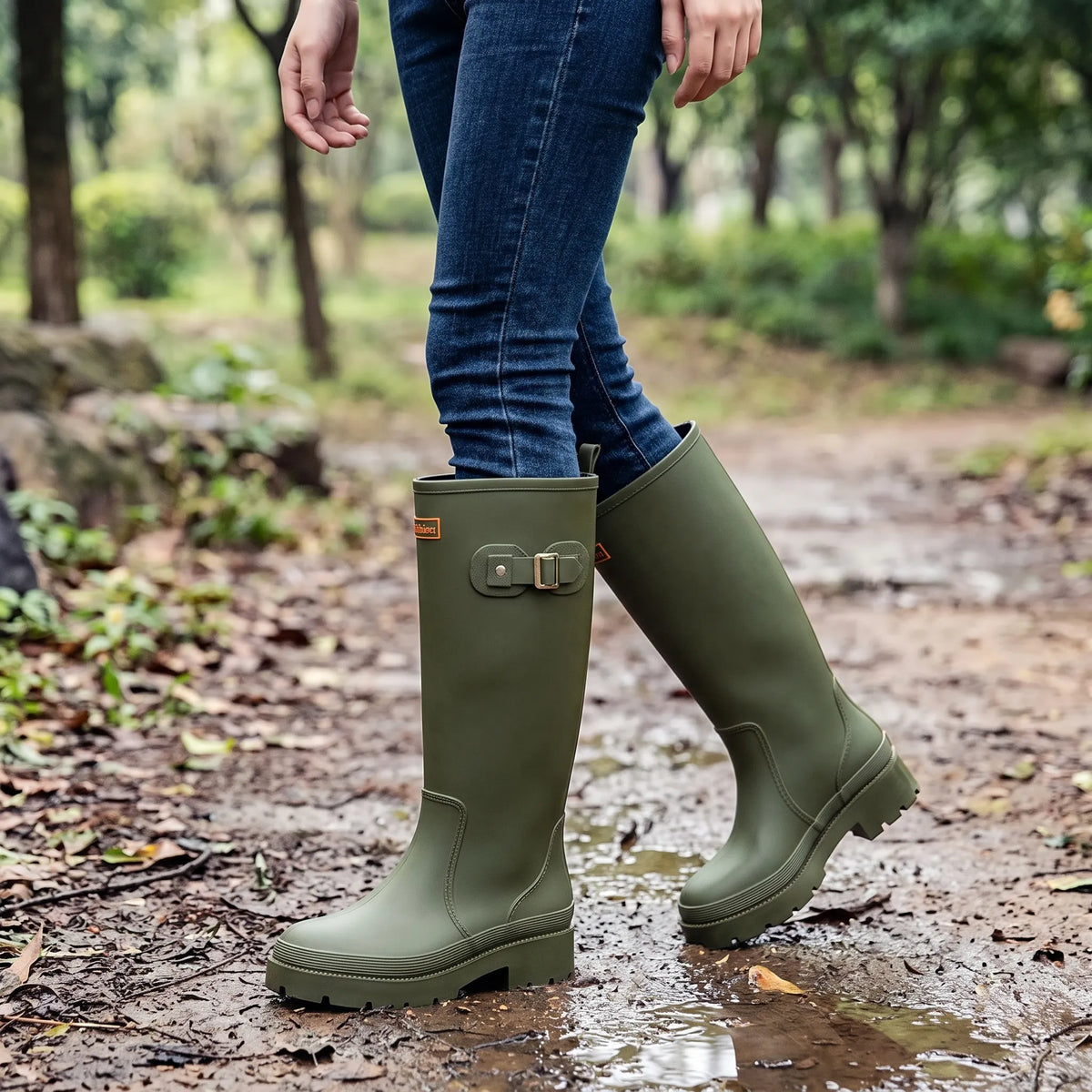 Nordspur | Kavelo Hohe Regenstiefel Mit Schnalle