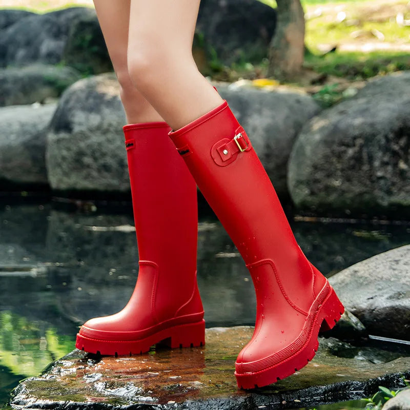 Nordspur | Kavelo Hohe Regenstiefel Mit Schnalle