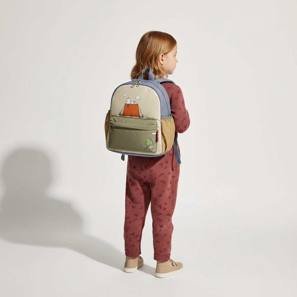 Kinderrucksack Cartoon Design mit gepolstertem Rücken und verstellbaren Trägern