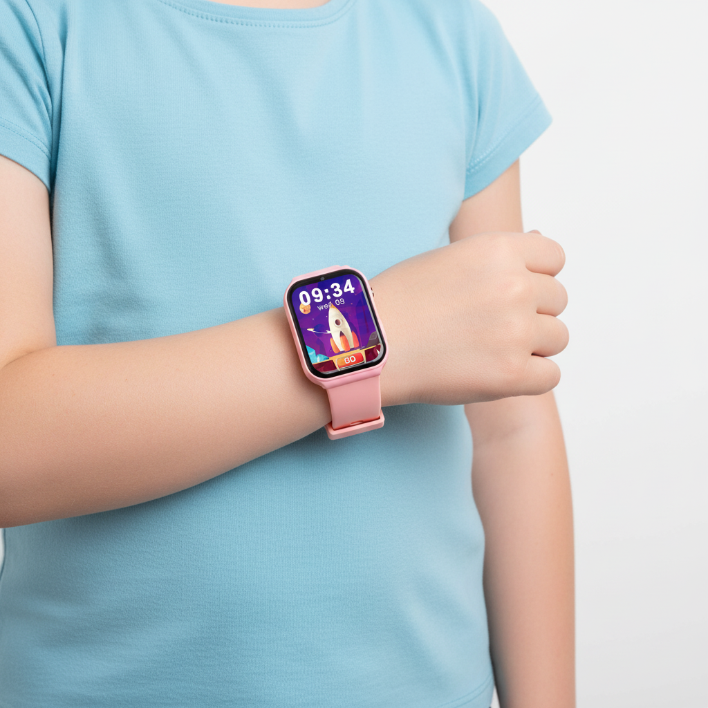 Kinder GPS-Smartwatch mit Touchscreen und SOS-Funktion