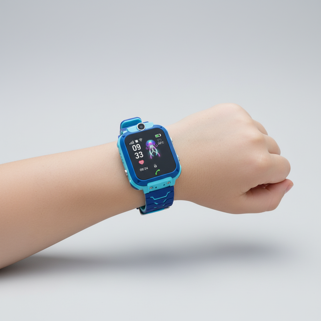 Kinder Smartwatch mit GPS-Ortung und SOS-Funktion wasserdicht