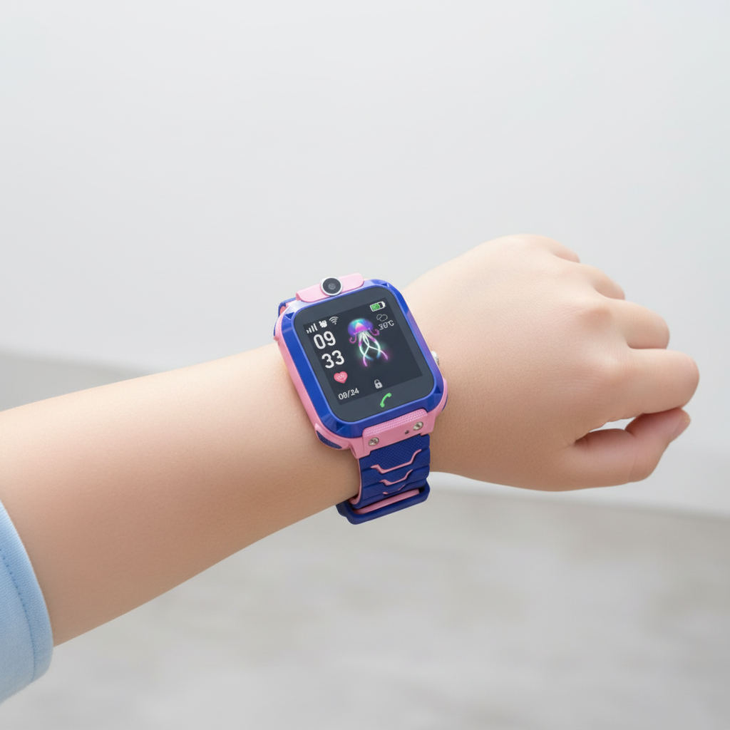 Kinder Smartwatch mit GPS-Ortung und SOS-Funktion wasserdicht