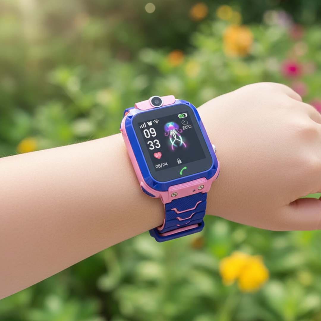 Kinder Smartwatch mit GPS-Ortung und SOS-Funktion wasserdicht