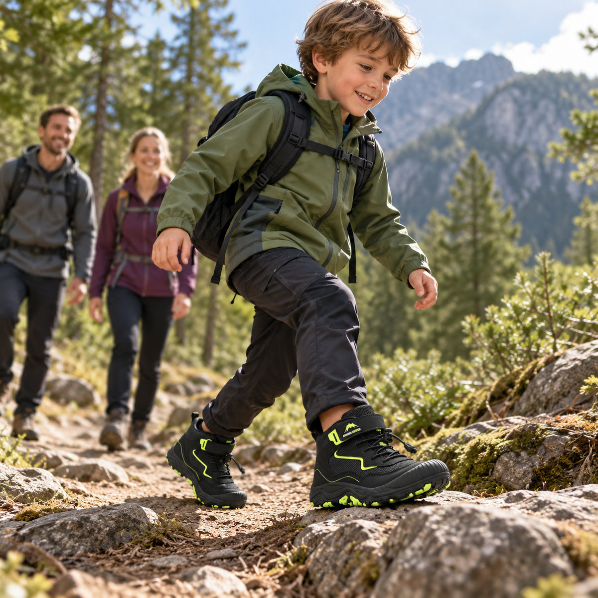 Nordspur | Kinder-Mittelhoch-Wanderstiefel