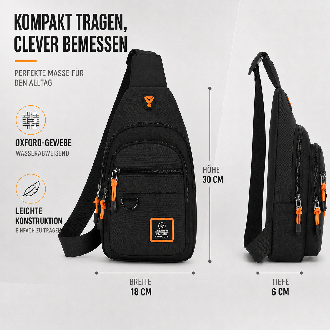 Nordspur | Kleine Crossbody-Umhängetasche