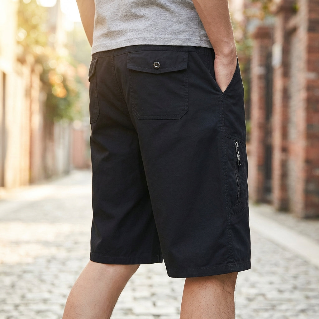 Nordspur | Knaver Loose Knee Length Cargo Shorts