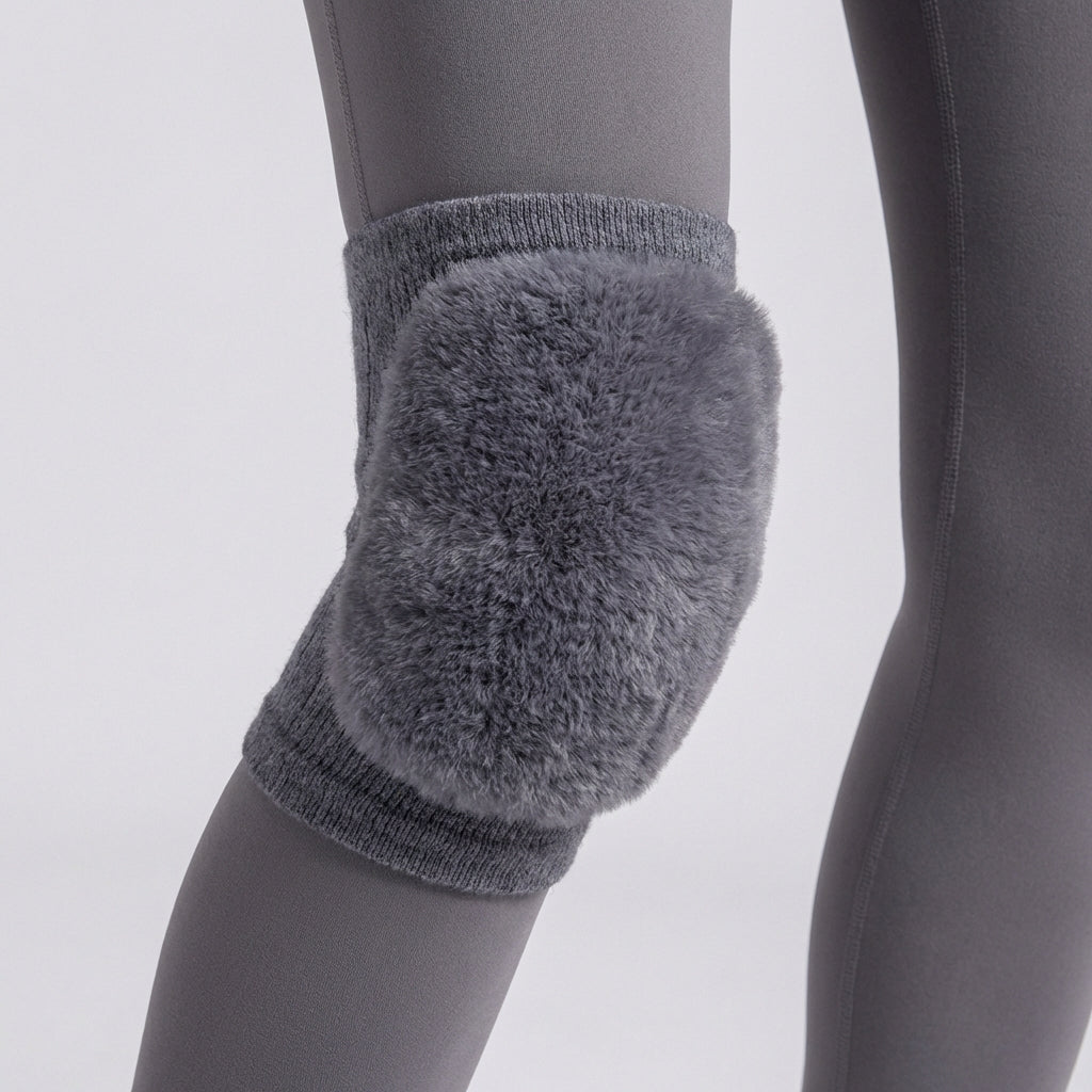 Warme Winter Knieschoner mit Polsterung und Fleecefutter