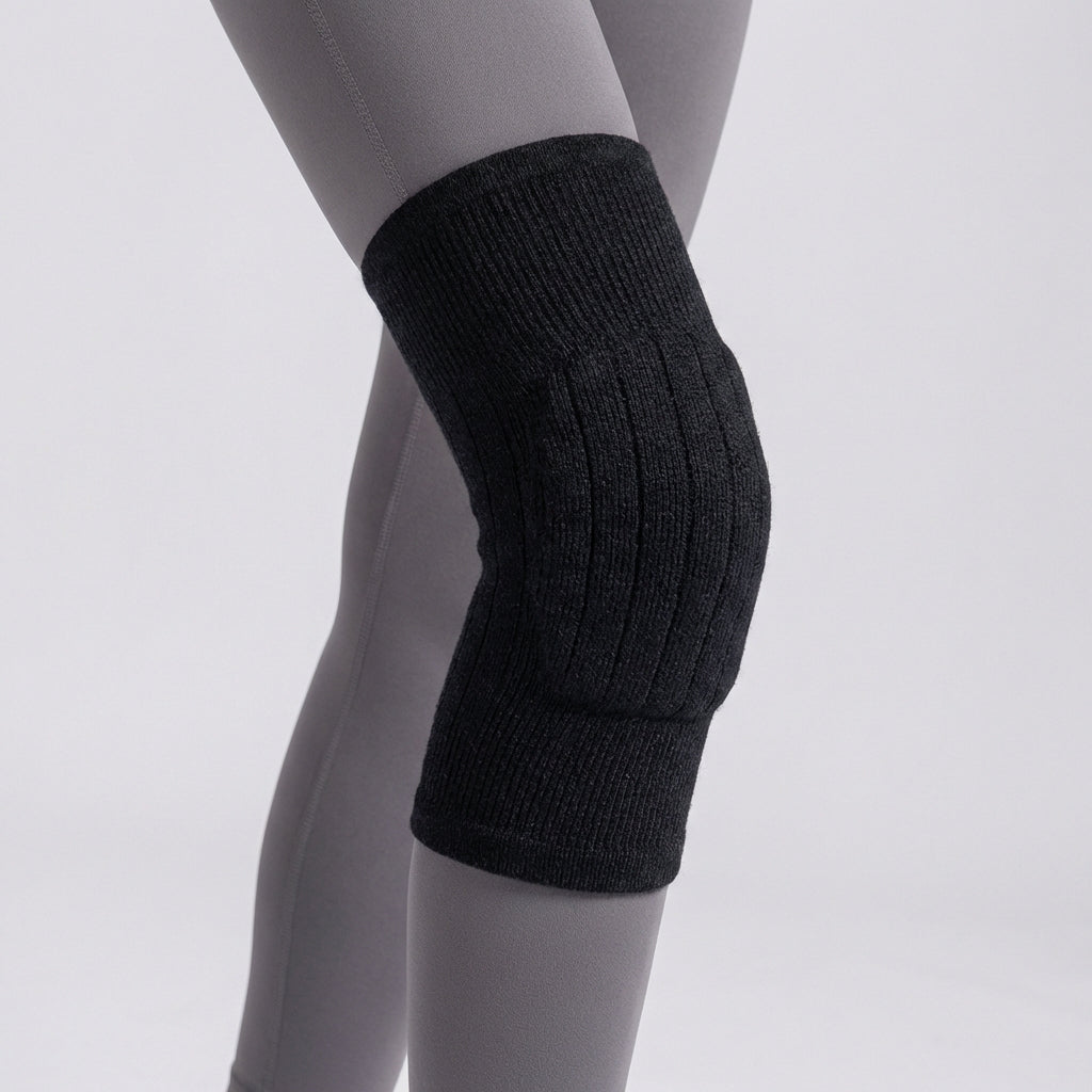 Warme Winter Knieschoner mit Polsterung und Fleecefutter