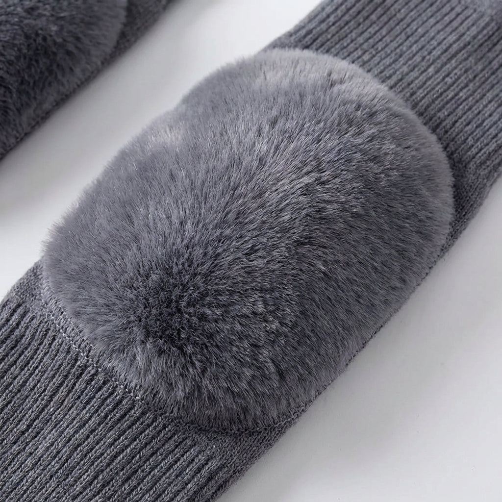 Warme Winter Knieschoner mit Polsterung und Fleecefutter