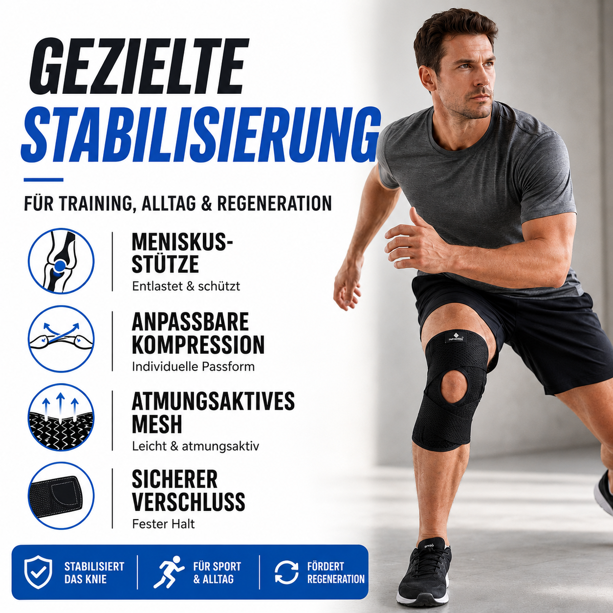 Nordspur | KnevoFix Verstellbare Knieorthese