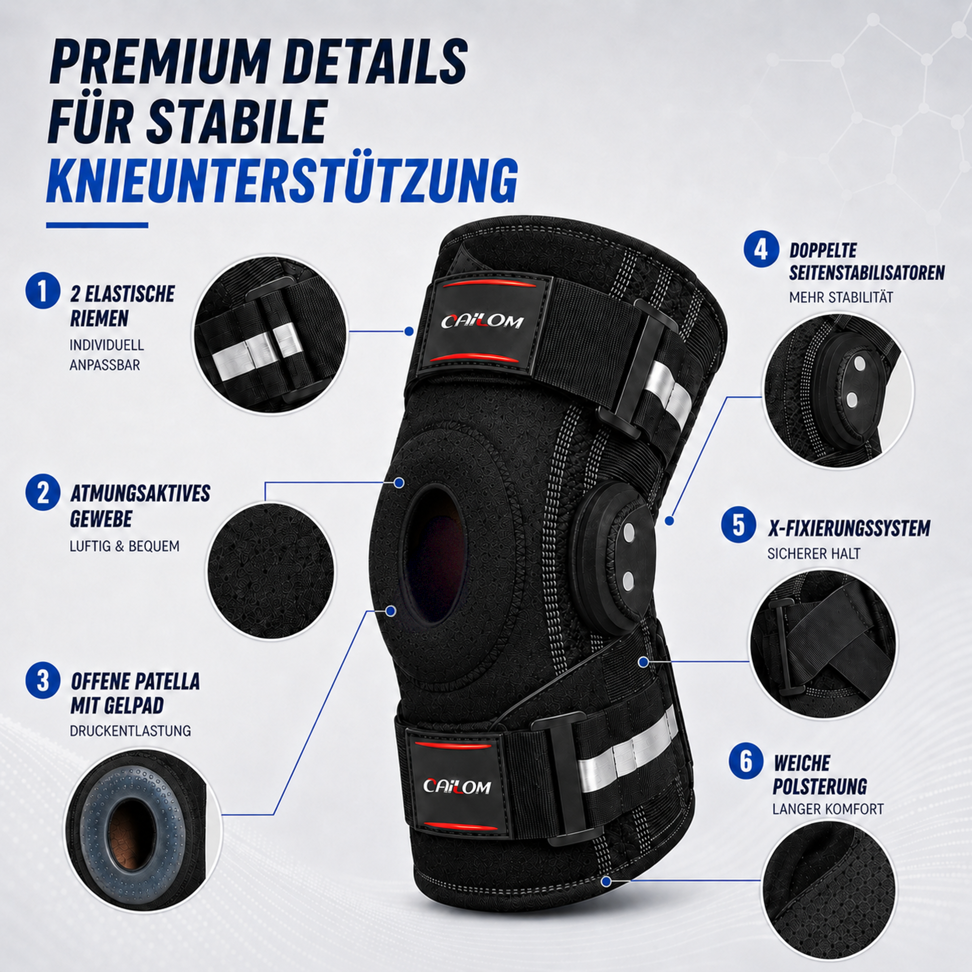 Nordspur | Knevoxa Knieorthese mit Gelenken