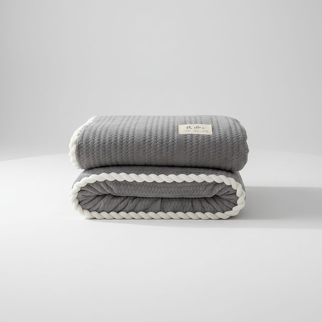 Korallenvlies Kuscheldecke pillingfrei für Sofas und Betten