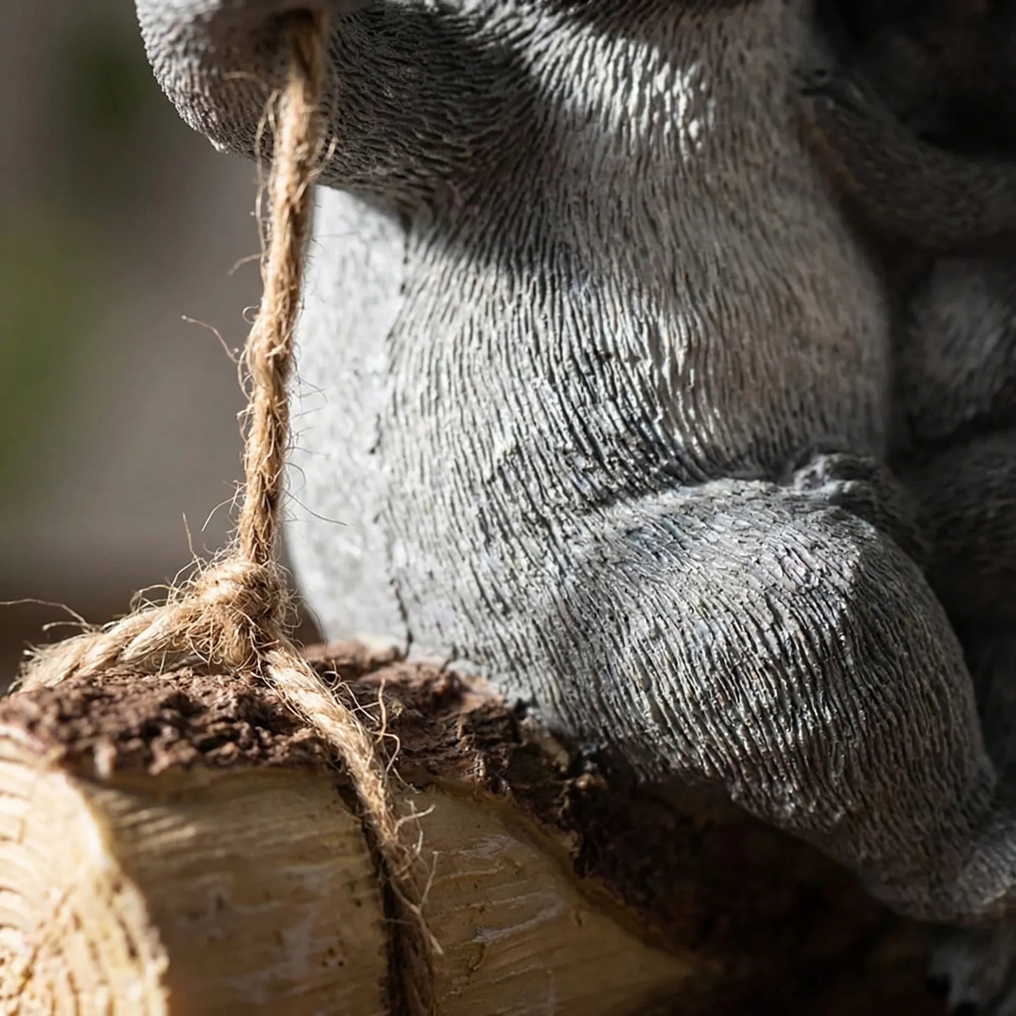 Schwingende Koala-Hängefigur Gartendekoration aus Harz