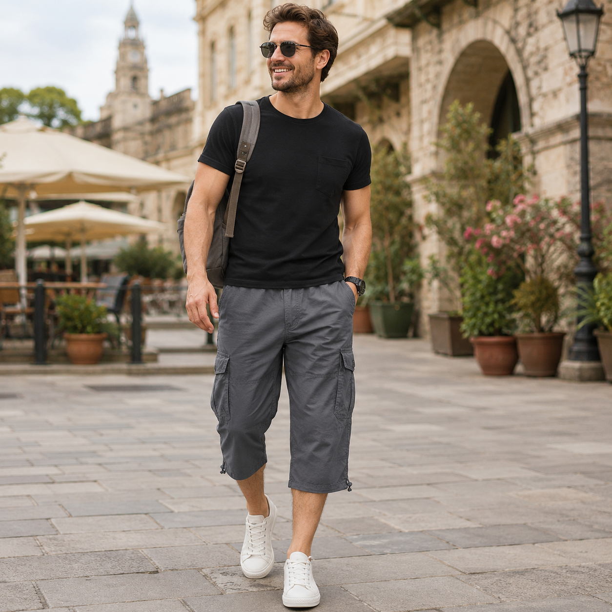 Nordspur | Kortivar Lange Cargo-Shorts