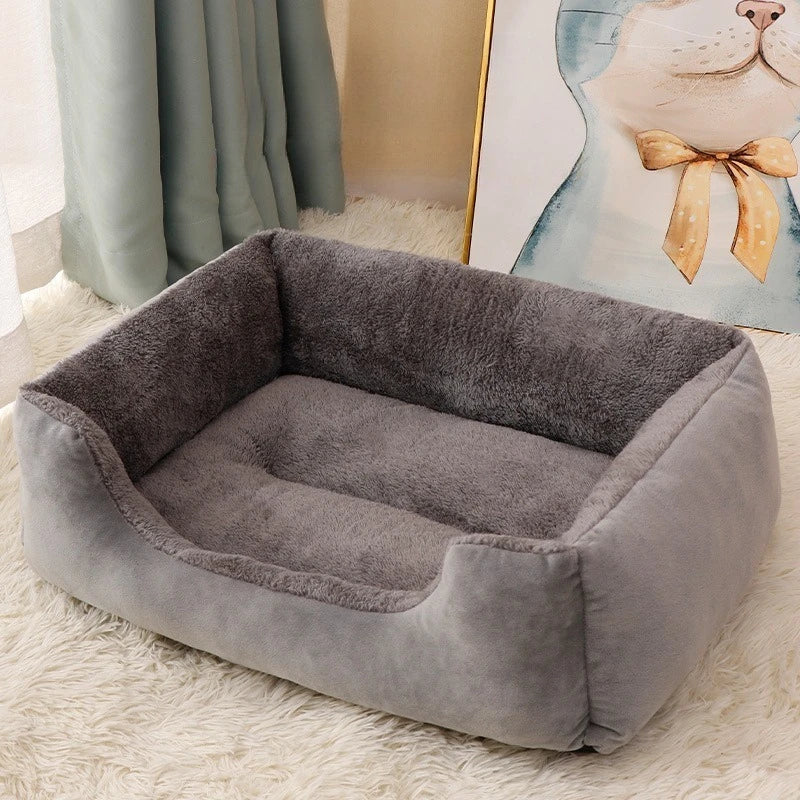 Nordspur | Kuschelvo Eckiges Hundebett Mit Hohem Rand