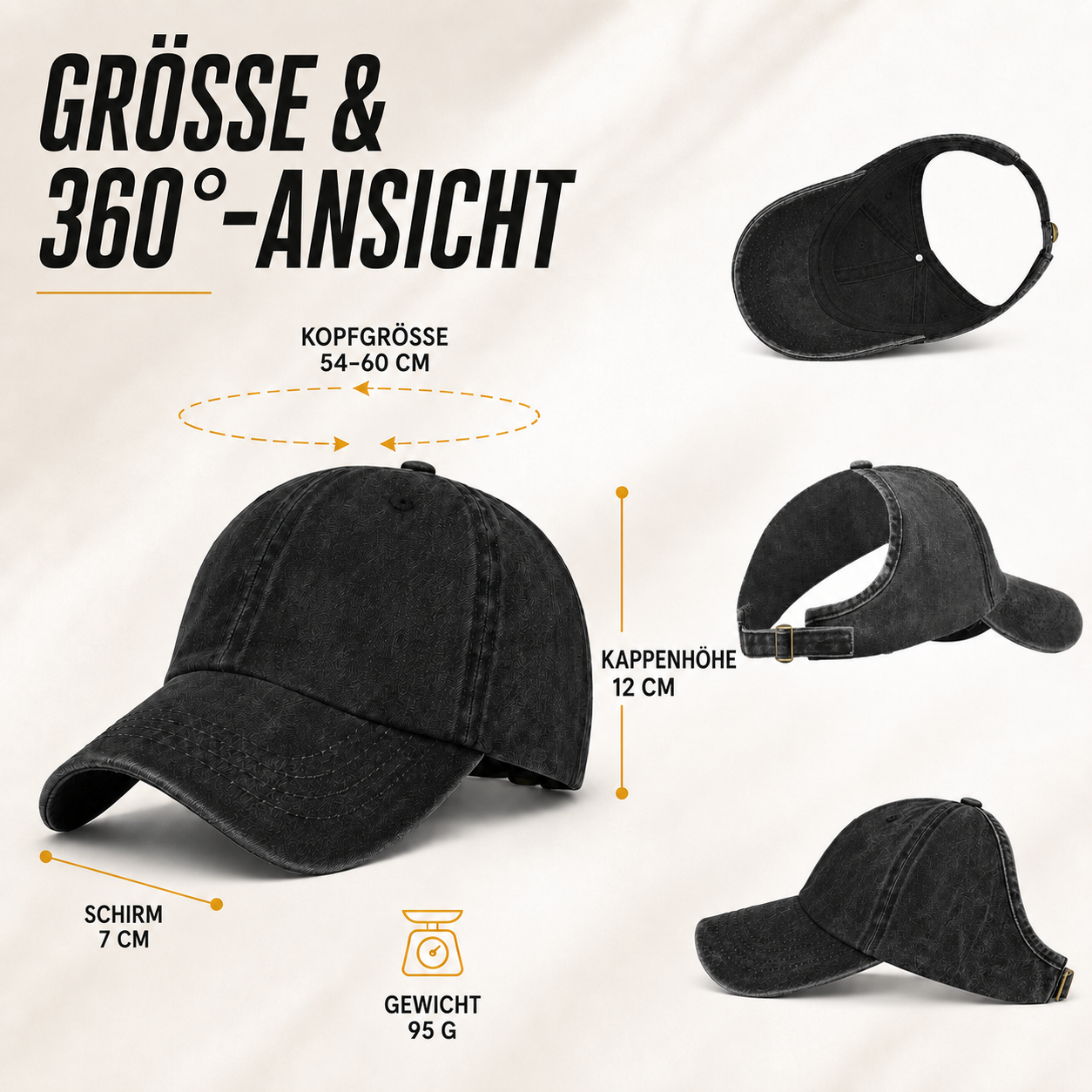 Nordspur | Kynetic Rückenfrei Baseball-Kappe