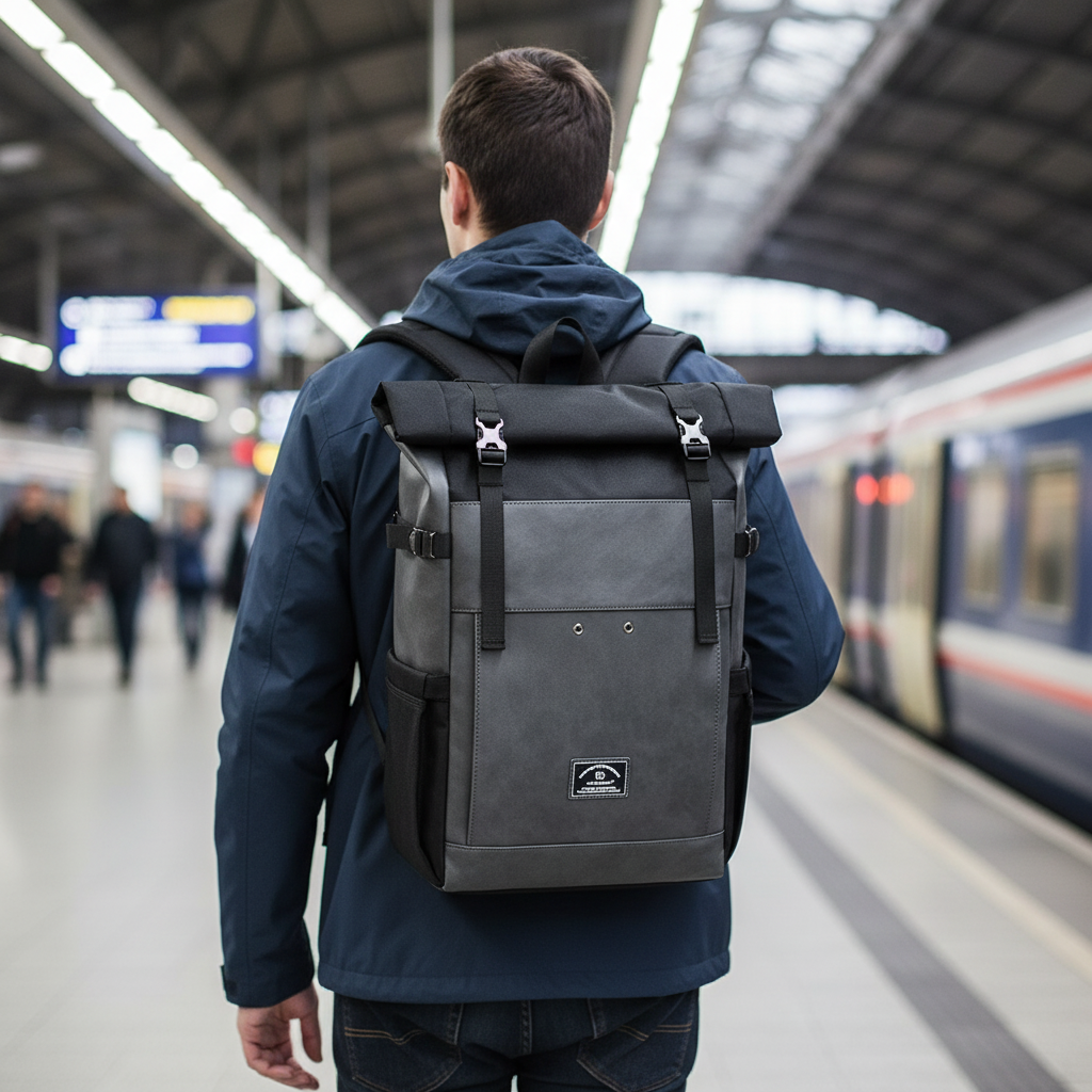 Nordspur | Large Capacity Roll Top Backpack