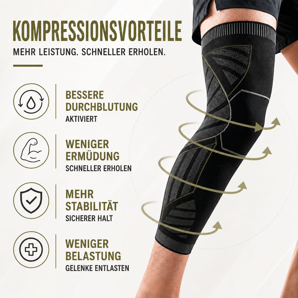 Nordspur | Leguardex Kompletter Bein-Kompressionsstrumpf