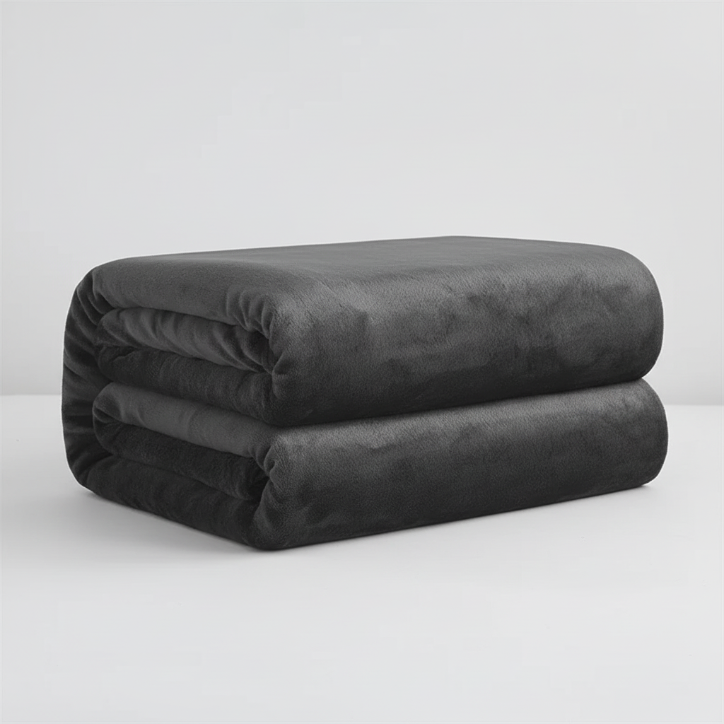 Leichte Fleece-Wurfdecke mit weicher gebürsteter Oberfläche und Pilling-Schutz