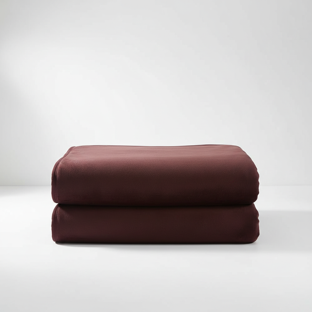 Leichte Fleece-Wurfdecke mit weicher gebürsteter Oberfläche und Pilling-Schutz