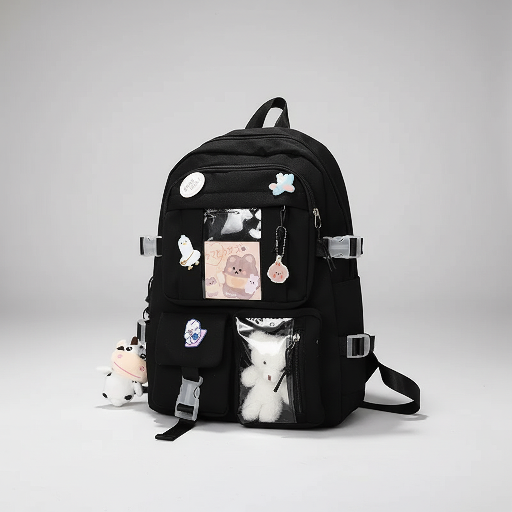 Schulrucksack mit gepolstertem Laptop-Fach und Organisationstaschen