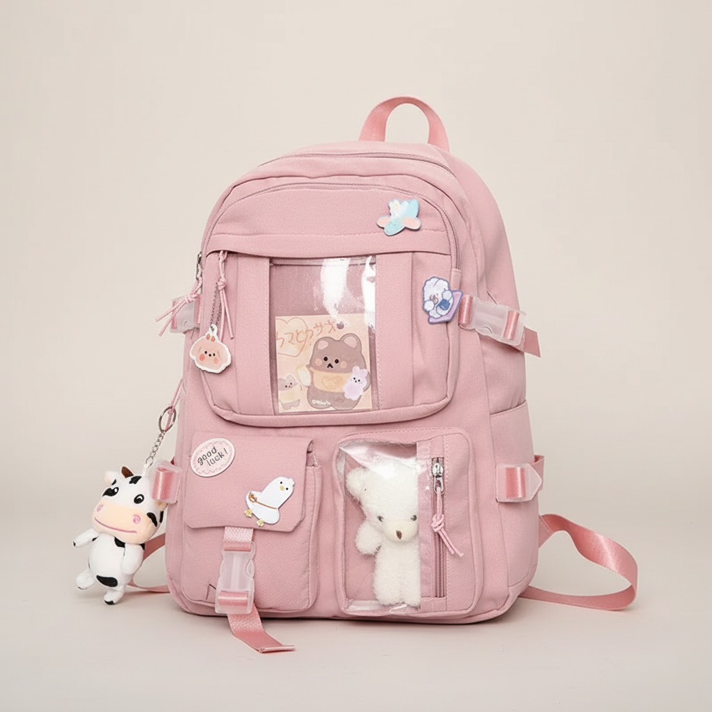 Schulrucksack mit gepolstertem Laptop-Fach und Organisationstaschen