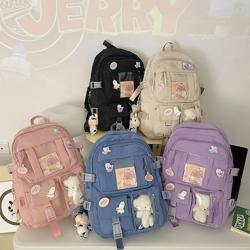Schulrucksack mit gepolstertem Laptop-Fach und Organisationstaschen