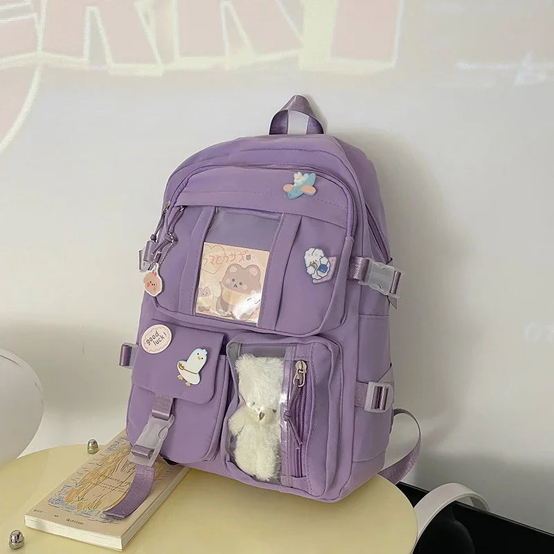 Schulrucksack mit gepolstertem Laptop-Fach und Organisationstaschen