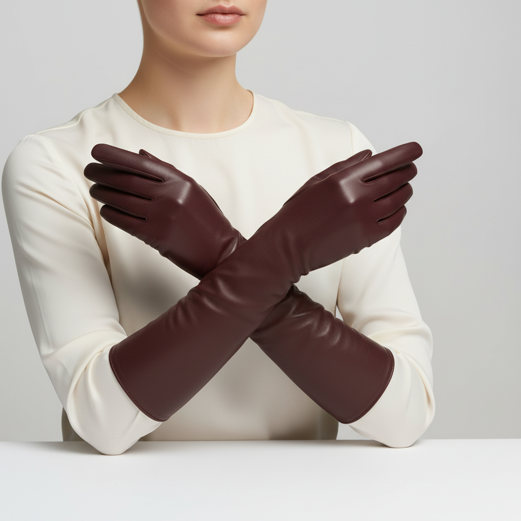 Winterhandschuhe lange Damen ellbogenlang warm isoliert