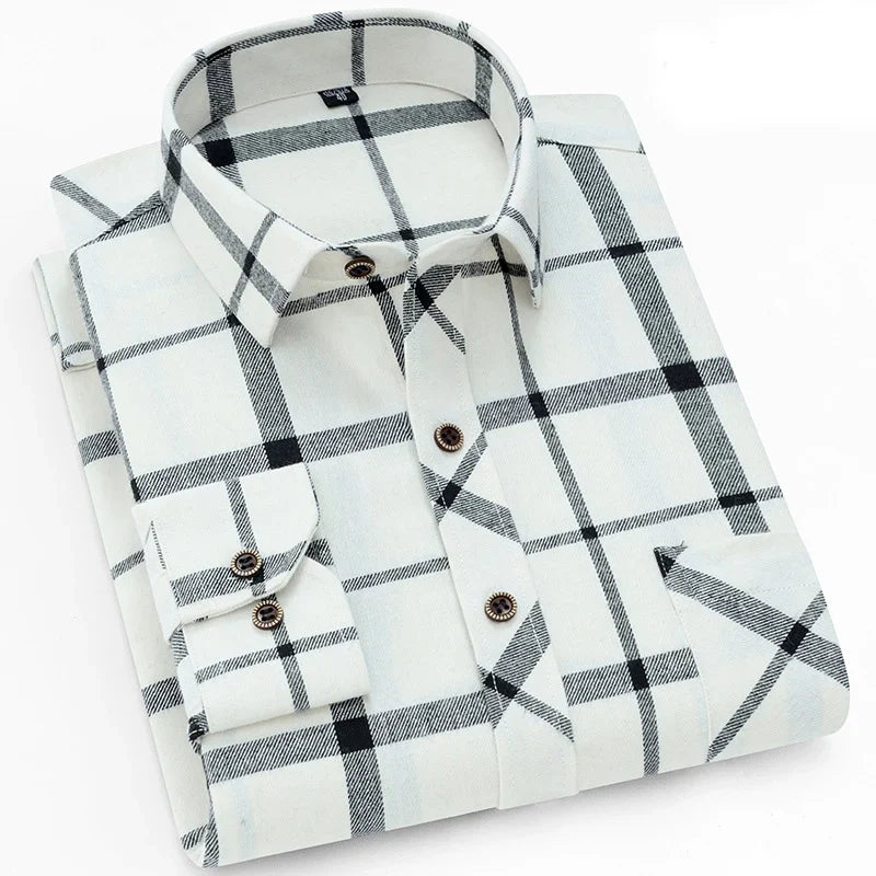 Nordspur | Long Sleeve Cotton Blend Shirt