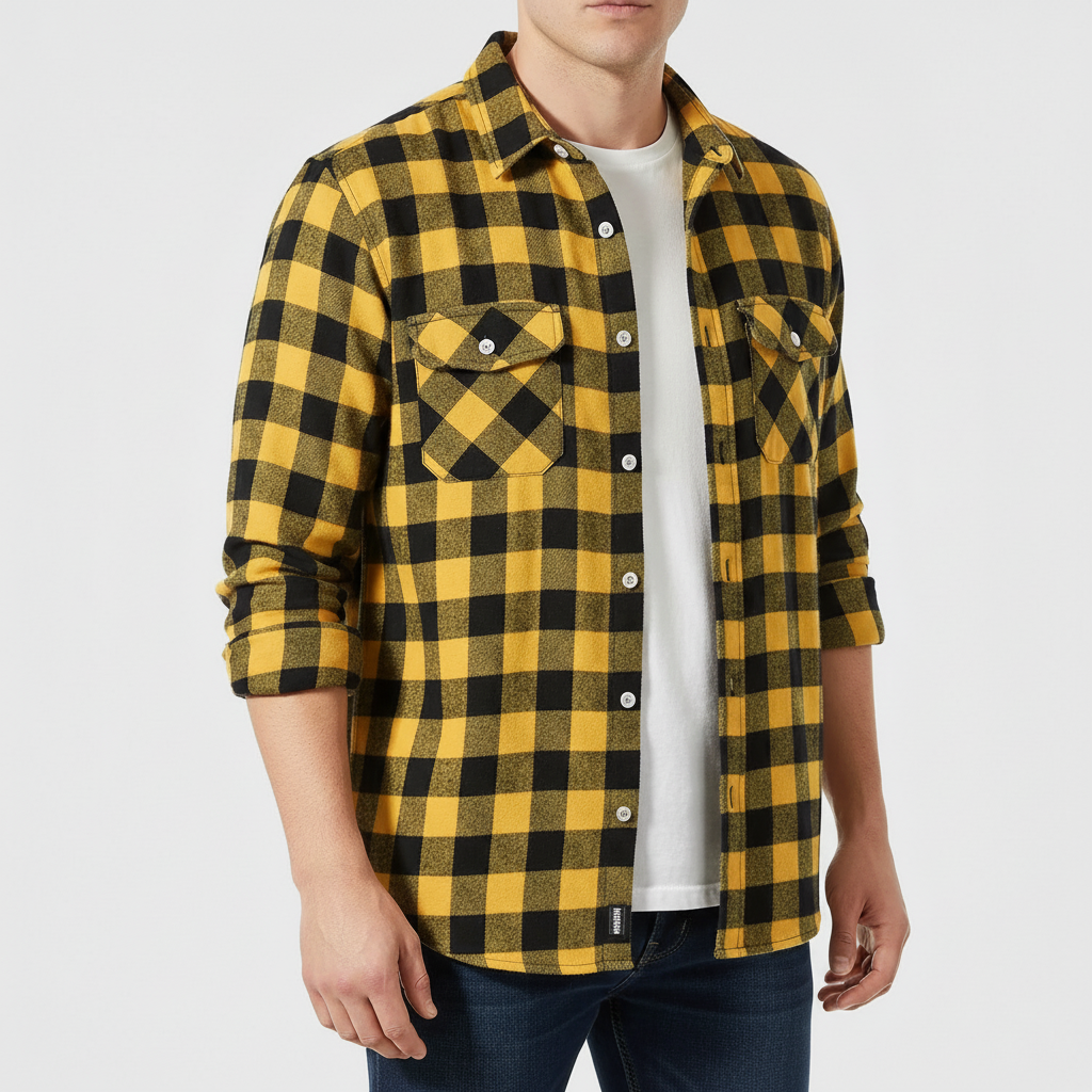 Nordspur | Long Sleeve Plaid Shirt