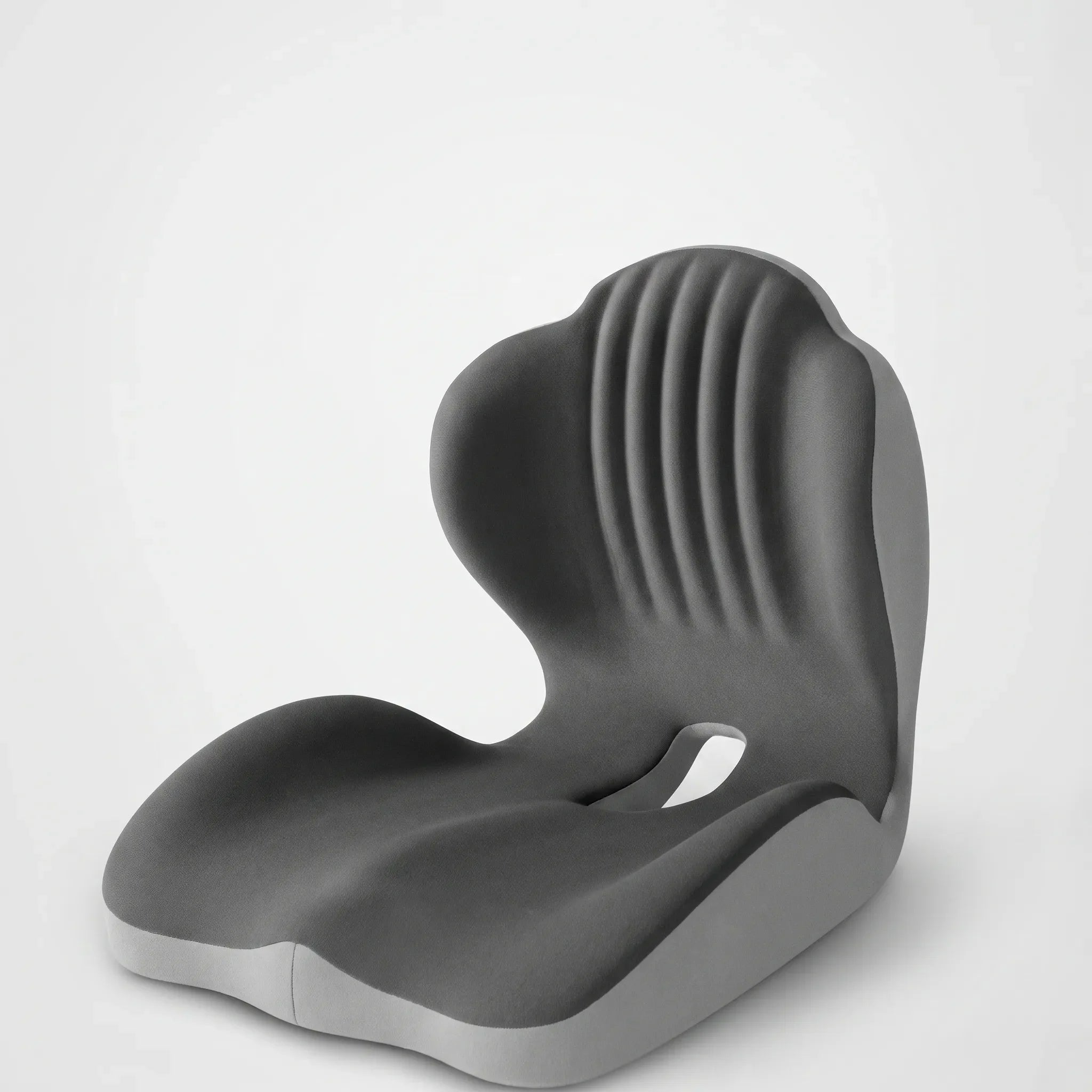 Ergonomisches Sitzkissen mit Rückenlehne rutschfeste Basis