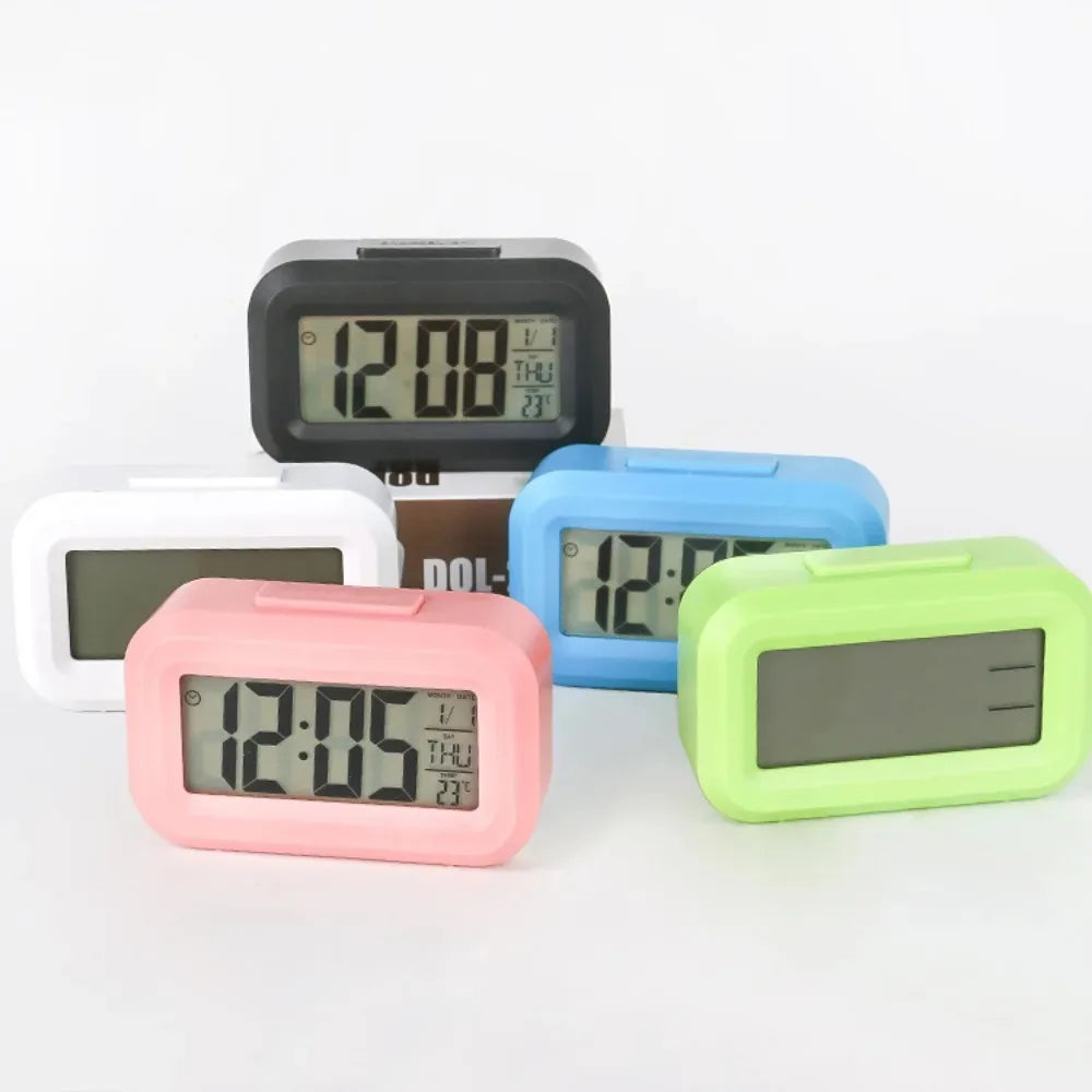 LED-Weckeruhr Batterie großes Display Schlummerfunktion Temperaturanzeige