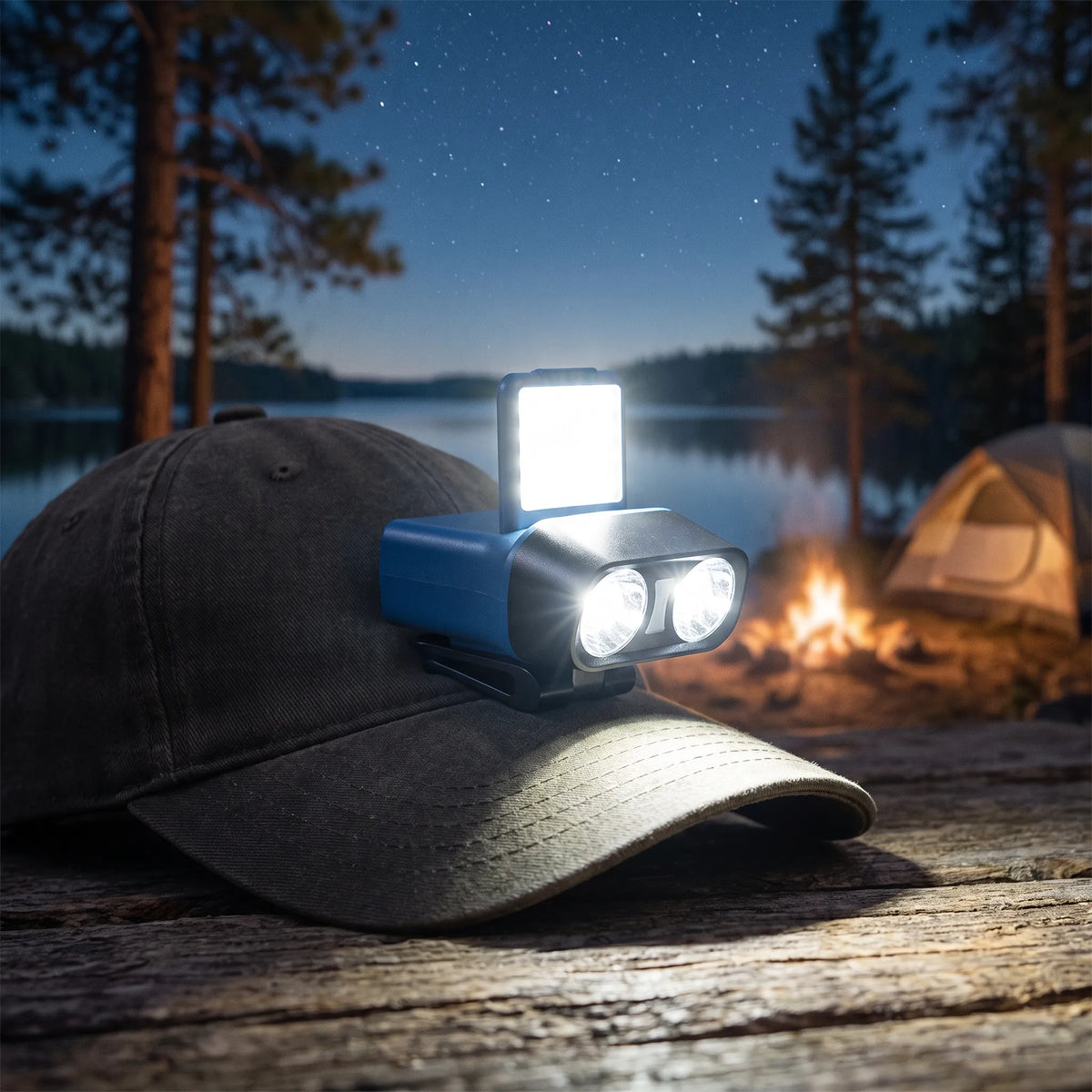 Nordspur | Lumiklip Wiederaufladbare Akku-Stirnlampe