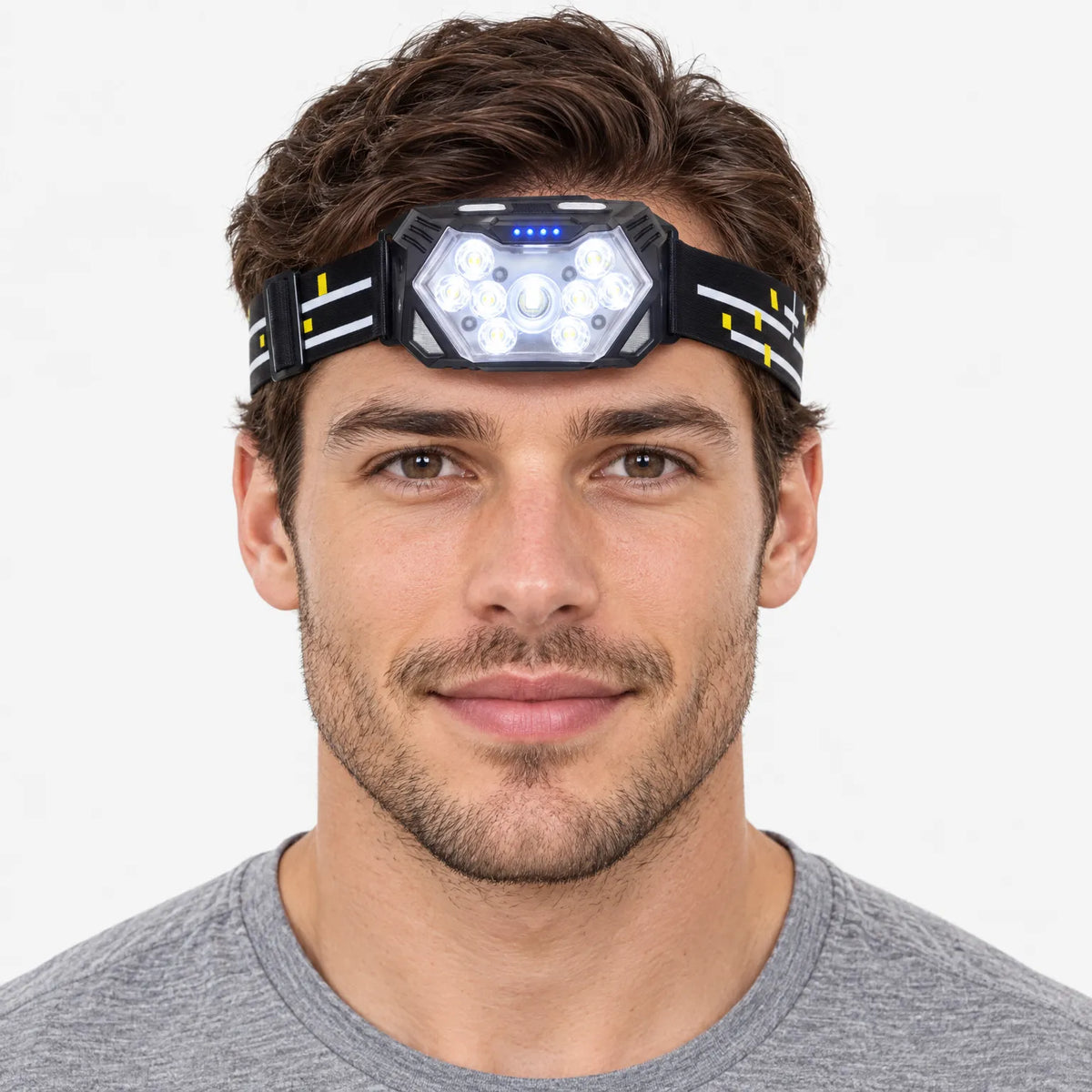 Nordspur | LuminaX Wiederaufladbare Stirnlampe