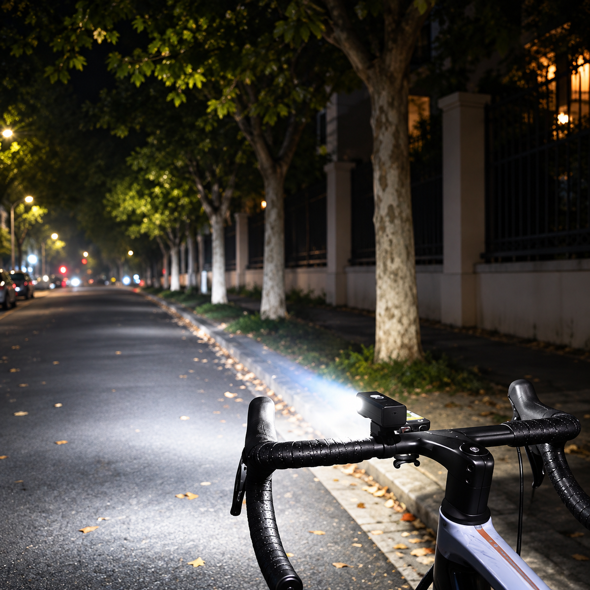 Nordspur | Luminaride Wiederaufladbare LED-Fahrradleuchte mit intelligenter Helligkeitserkennung