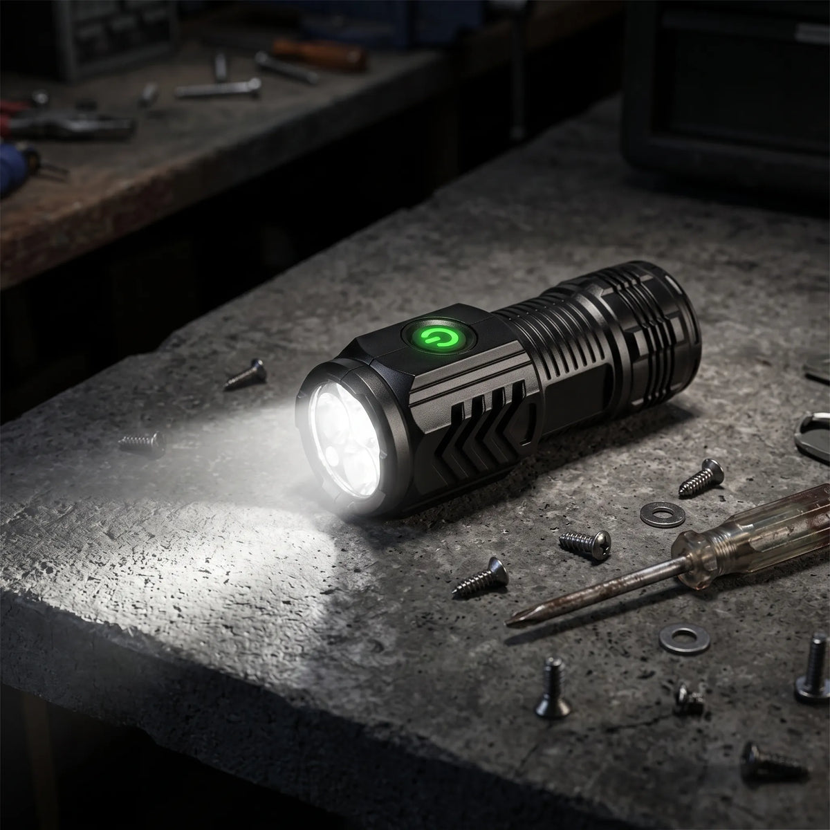 Nordspur | Luminos Kompakte LED Taschenlampe Mit Halteclip