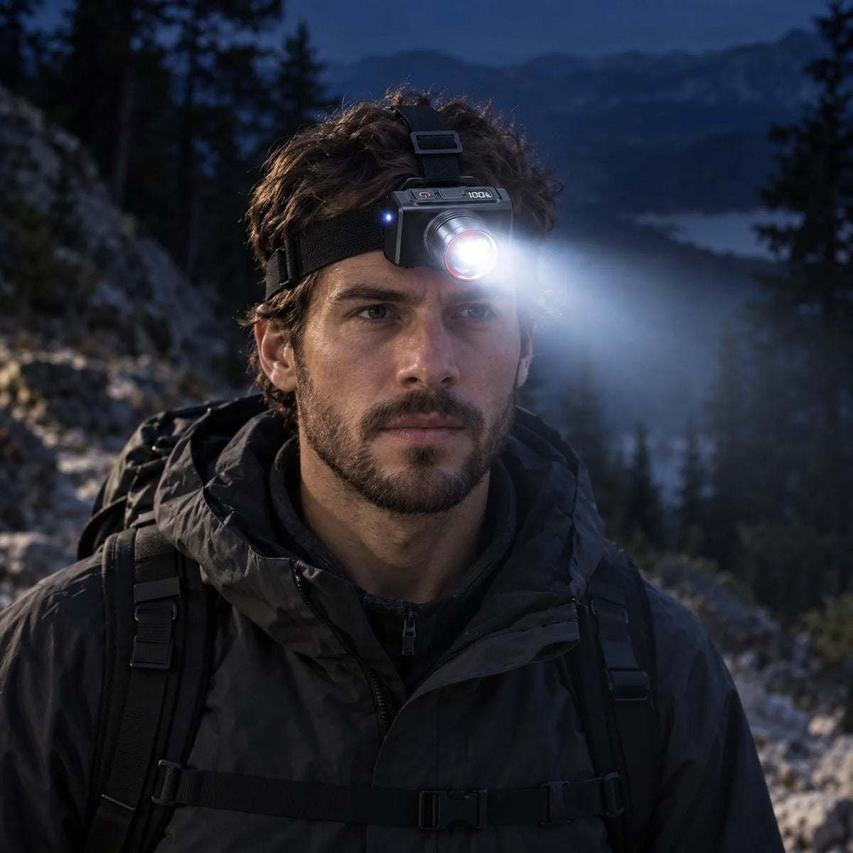 Nordspur | Lumiro LED-Stirnlampe Mit Verstellbarem Fokus