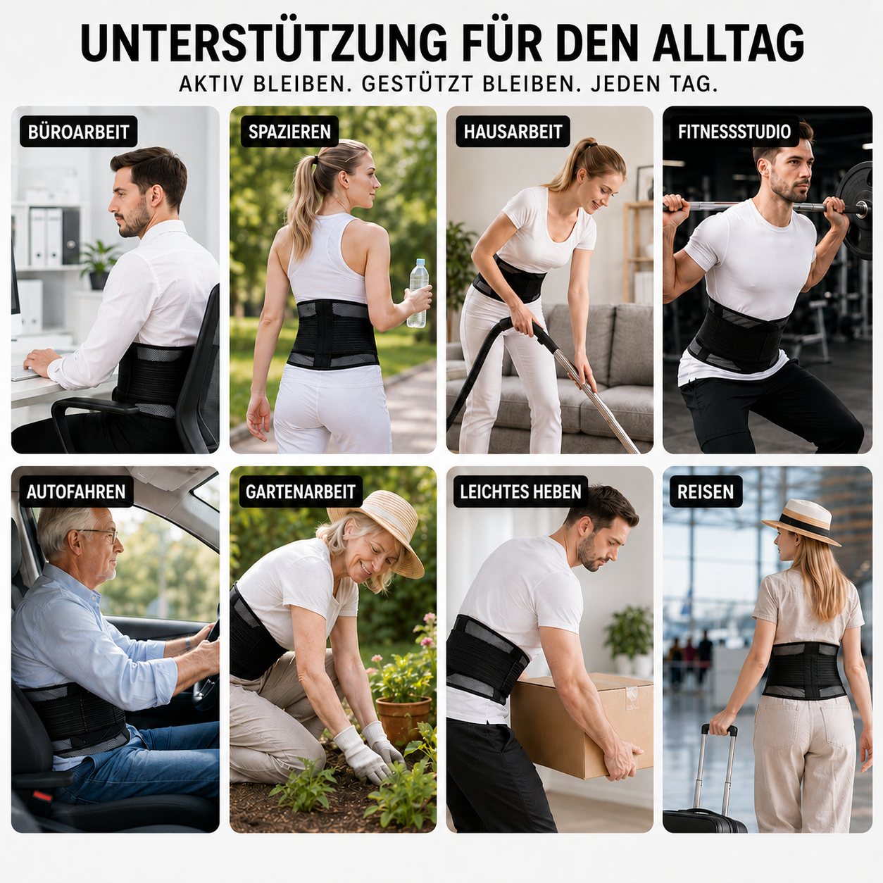 Nordspur | Lumivance Verstellbare Lendenwirbelstützgürtel