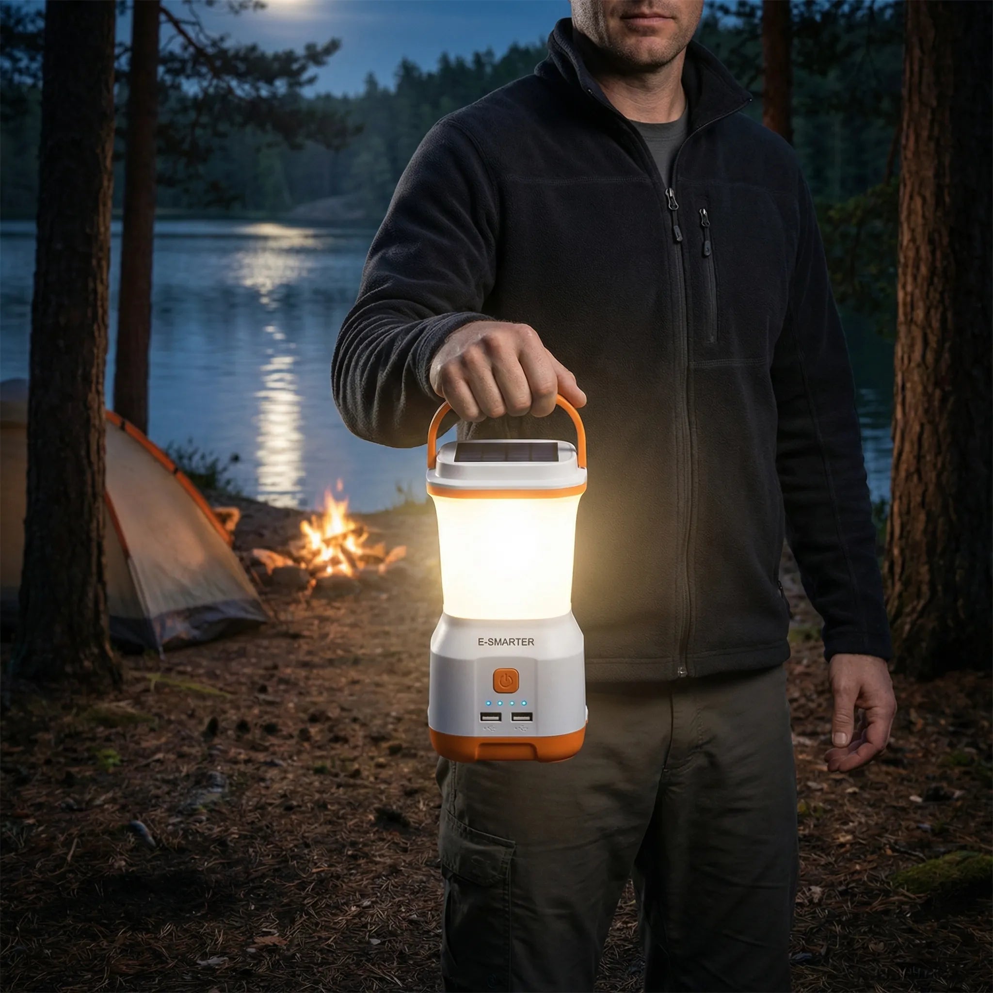 Nordspur | Lumivast Solar Rechargeable Portable LED Lantern