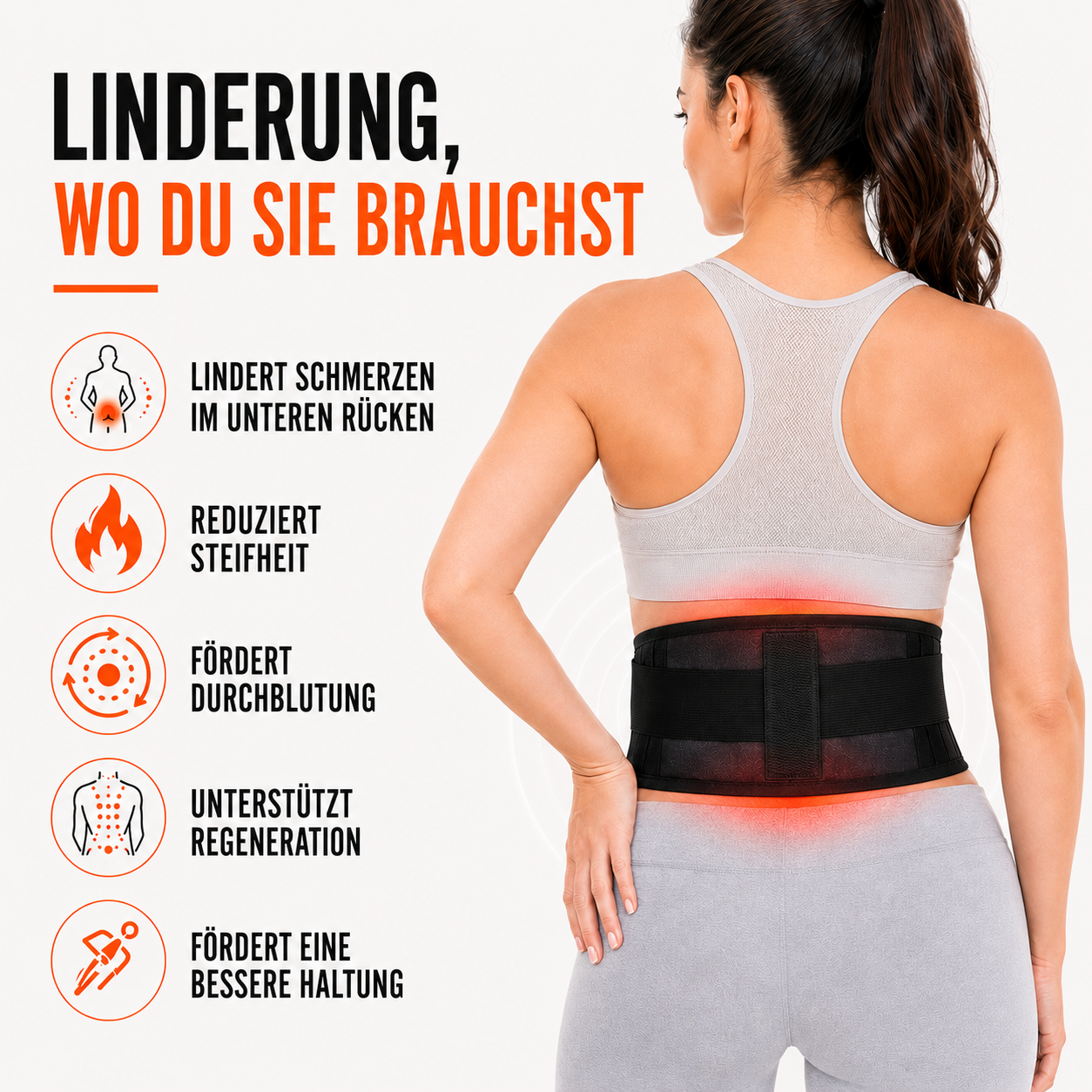 Nordspur | Lumivest Verstellbarer Lendenwirbel-Stützgürtel