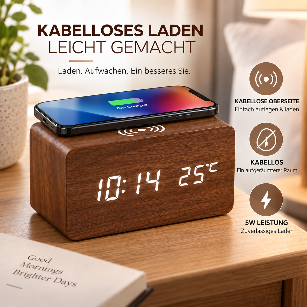 Nordspur | Lumnora Digital LED Holzwecker
