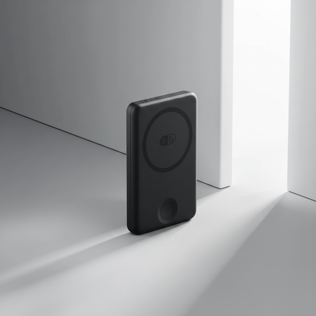 Magnetische Powerbank 10000 mAh USB-C Schnellladung Smartphone Uhr